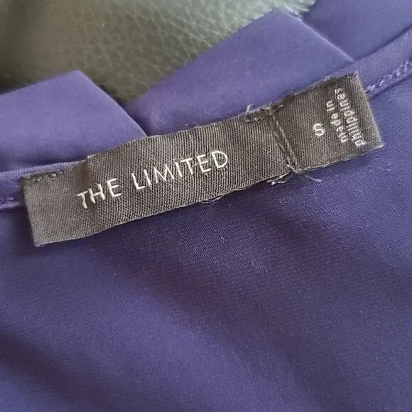 The Limited Dark Purple Top - Size S - Picture 2 of 3